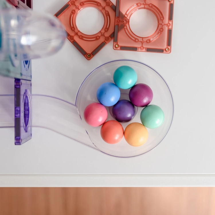 Kulodrom magnetyczny CONNETIX Pastel Ball Run Pack