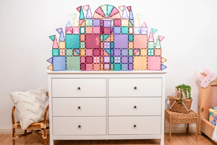 Budowla z klocków magnetycznych CONNETIX Pastel Creative Pack 120 el 3+