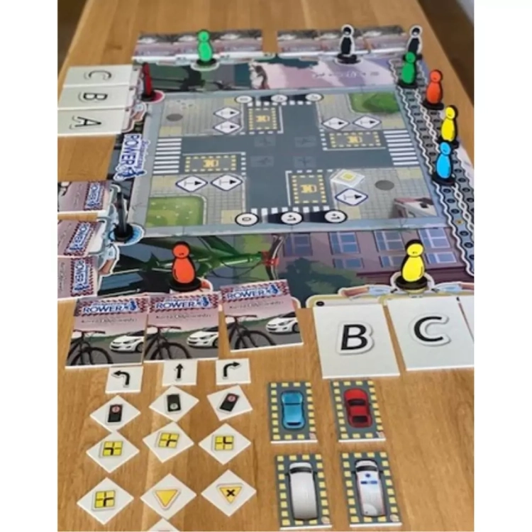 Bezpieczny rower – kolorowa plansza i karty edukacyjne