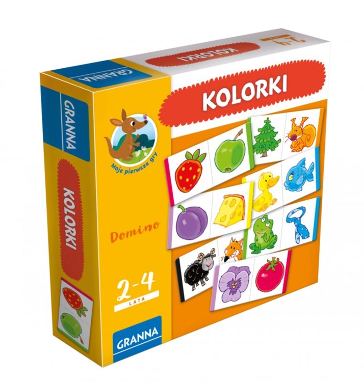 Pudełko gry "Kolorki" od Granna