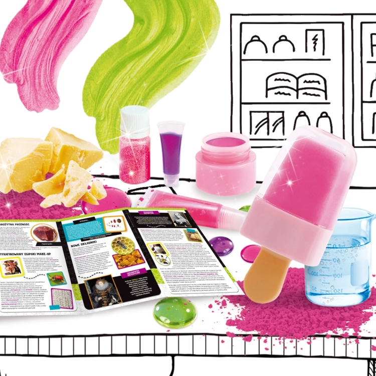 Zawartość zestawu Niezwykłe Błyszczyki: składniki i instrukcja