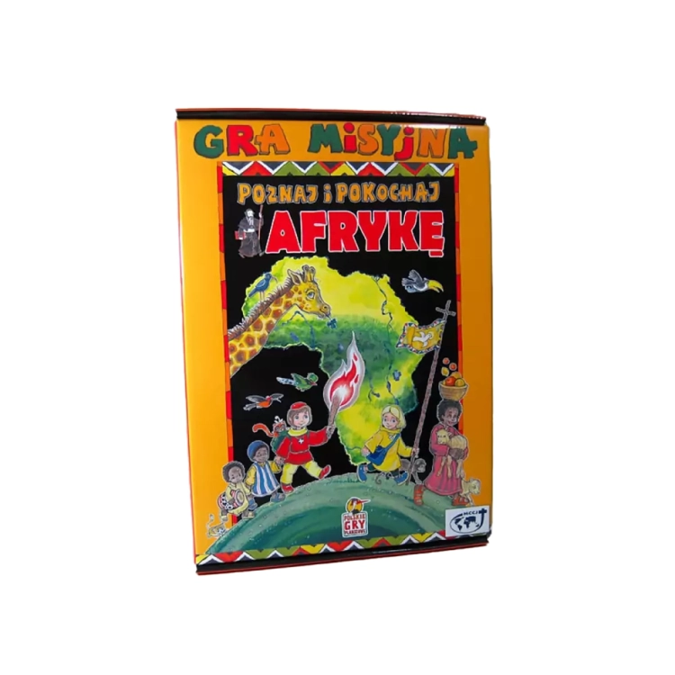 Gra planszowa Poznaj i Pokochaj Afrykę – opakowanie przód