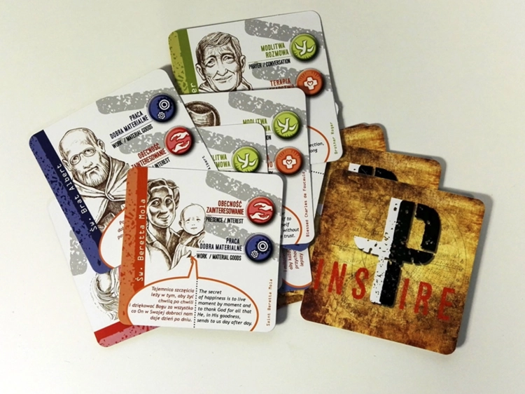 Karty postaci z gry Inspire – szczegóły