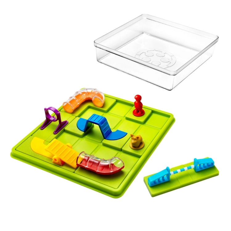 Komplet elementów gry Smart Pieseł na białym tle