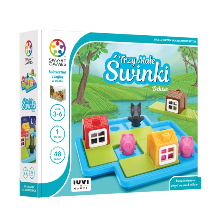 Opakowanie gry Trzy Małe Świnki – Smart Games 3+