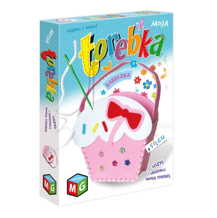 Opakowanie zestawu kreatywnego "Torebka Babeczka" od Multigra