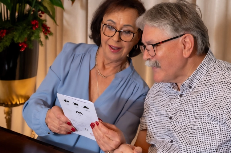 strukcja gry tangram silver omawiana przez graczy.