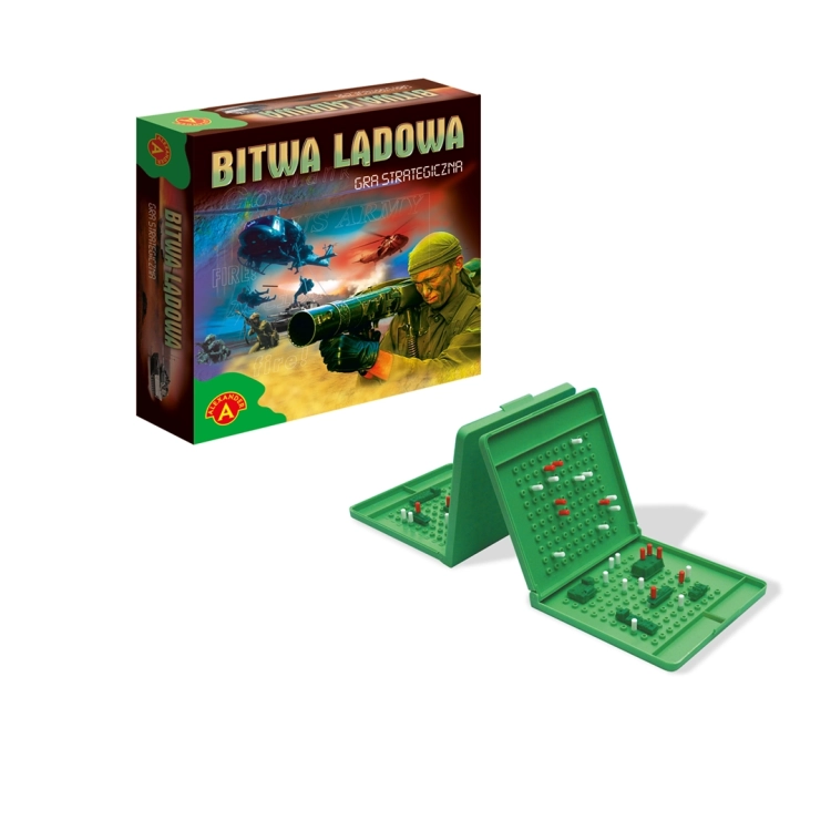 Zawartość opakowania gry "Bitwa lądowa" firmy Alexander