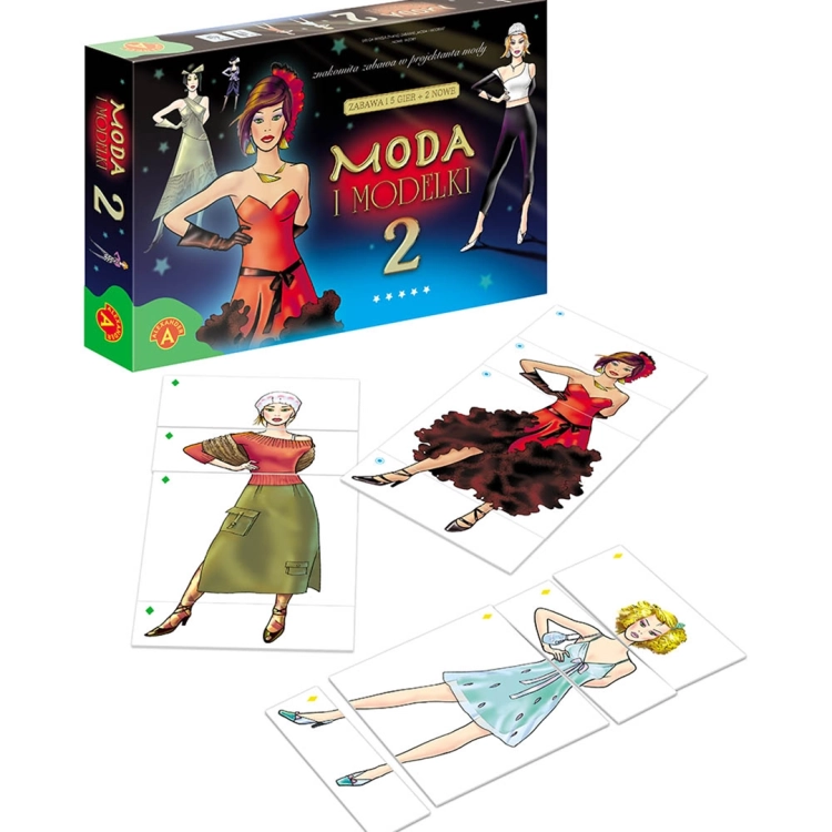 Elementy zestawu Moda i modelki 2 firmy Alexander