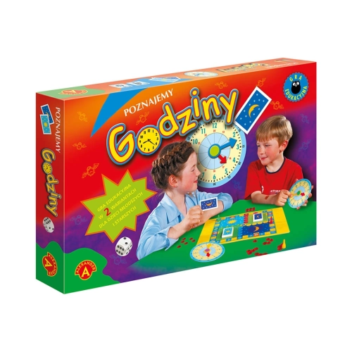 Opakowanie gry edukacyjnej Poznajemy godziny