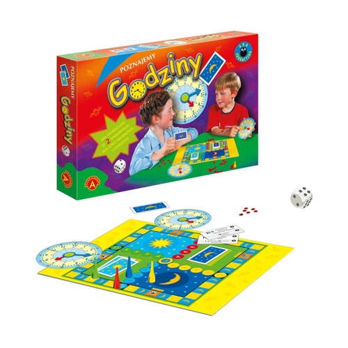 Elementy zestawu gry Poznajemy godziny