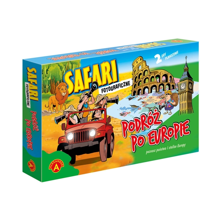 udełko gry "Safari fotograficzne" – gra edukacyjna dla dzieci od 4 lat