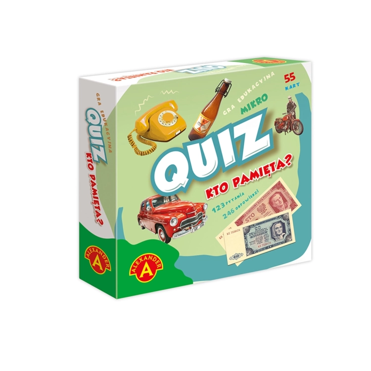 Opakowanie gry edukacyjnej Quiz Kto Pamięta? od Alexander