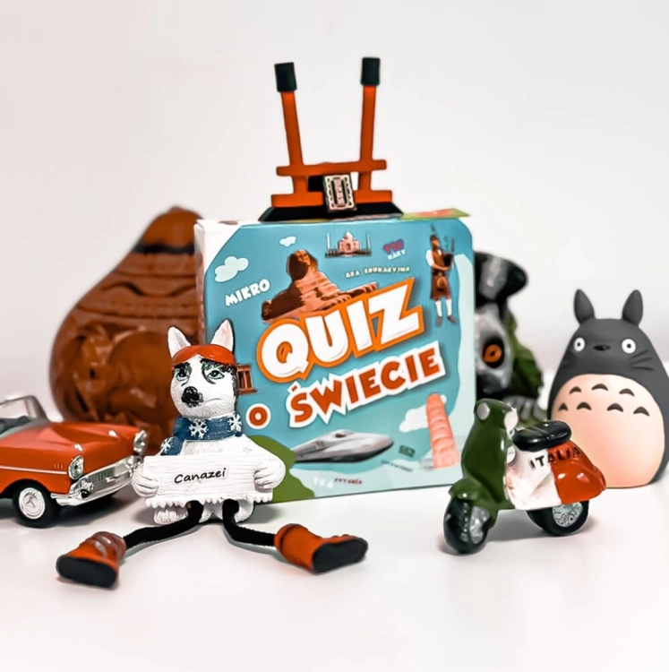 olekcja quizów edukacyjnych Alexander, w tym Quiz o Świecie.