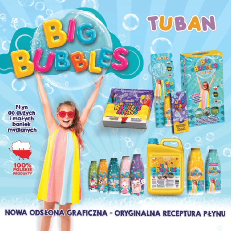 Kreatywny zestaw do baniek mydlanych dla dzieci – Tuban Mini Motylek.