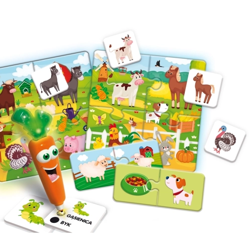 Interaktywna gra edukacyjna Lisciani Carotina 10 Gier dla dzieci 3+