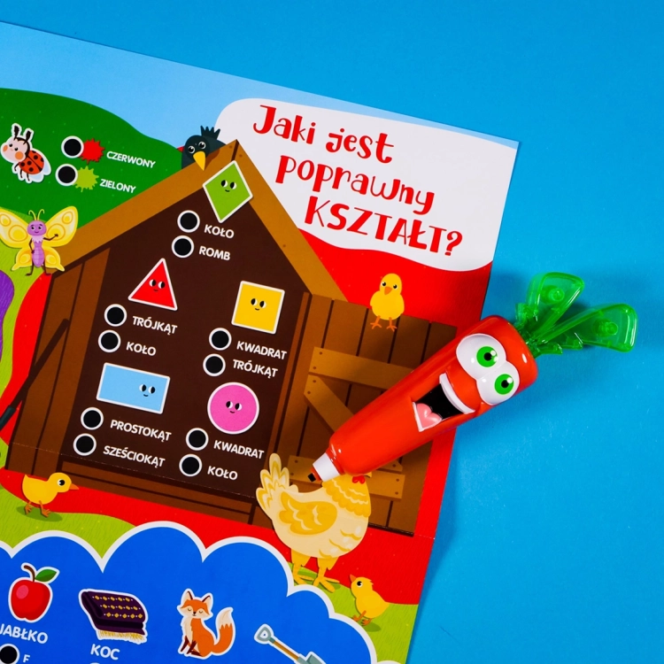 Zestaw edukacyjny Lisciani Carotina 10 Gier – rozwój logicznego myślenia i motoryki