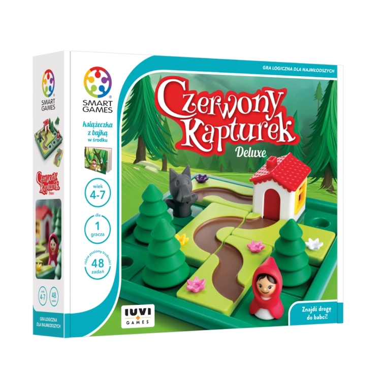 Opakowanie gry logicznej Czerwony Kapturek SmartGames 4+.
