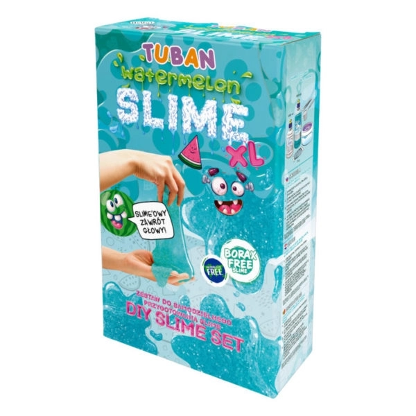 Zestaw DIY Tuban Slime Arbuz XL – kreatywna zabawa z zapachem arbuza.