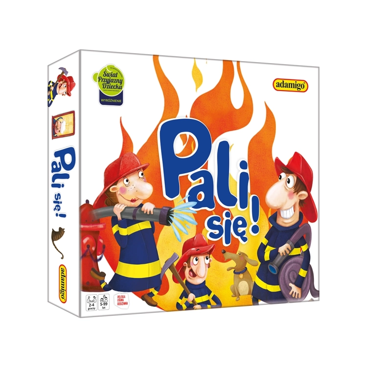 Pudełko gry Pali się - Adamigo 5+