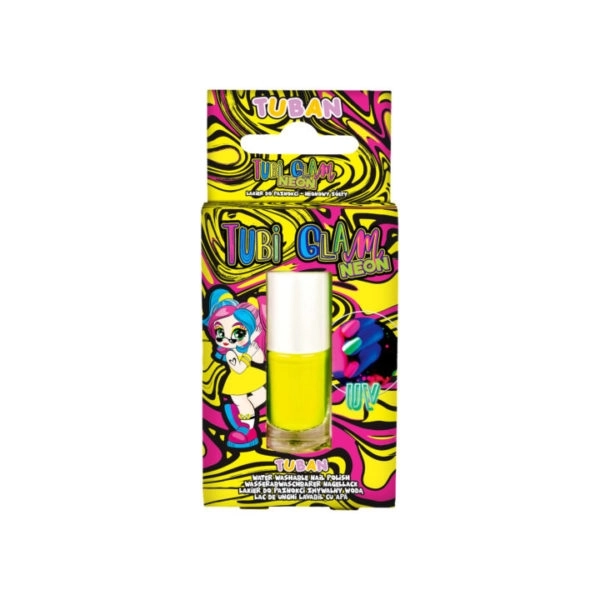 Opakowanie ubi Glam żółty neon - lakier do paznokci - Tuban 3+