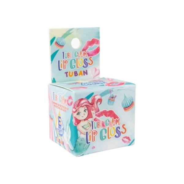 Opakowanie Tubi Glam błyszczyk waniliowy - kosmetyk dziecięcy - Tuban 3+