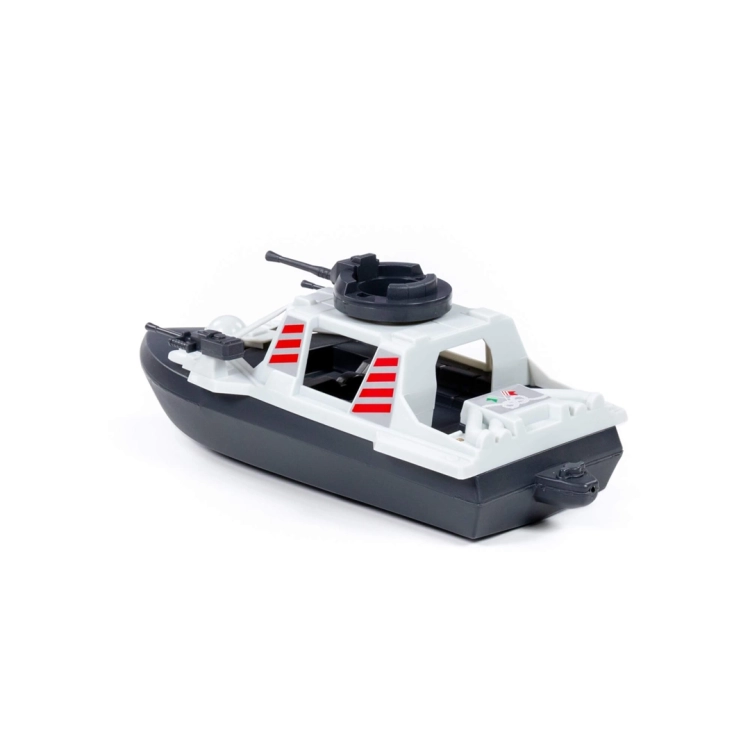 Zabawka kuter Straży Granicznej Polesie widok z tyłu