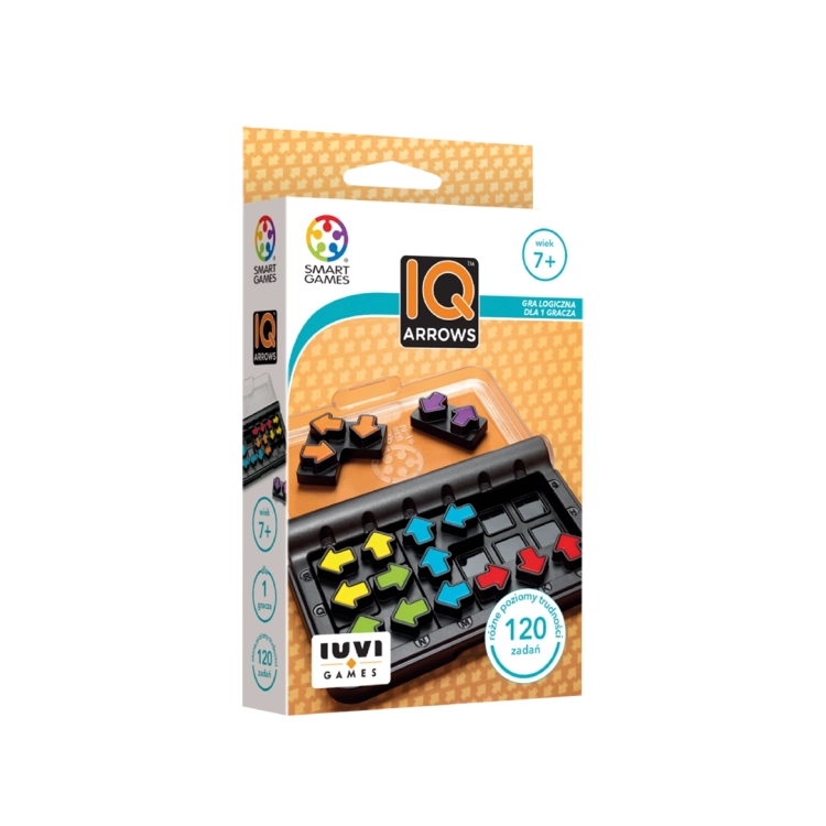 opakowanie gry logicznej IQ Arrows Smart Games dla dzieci 7+