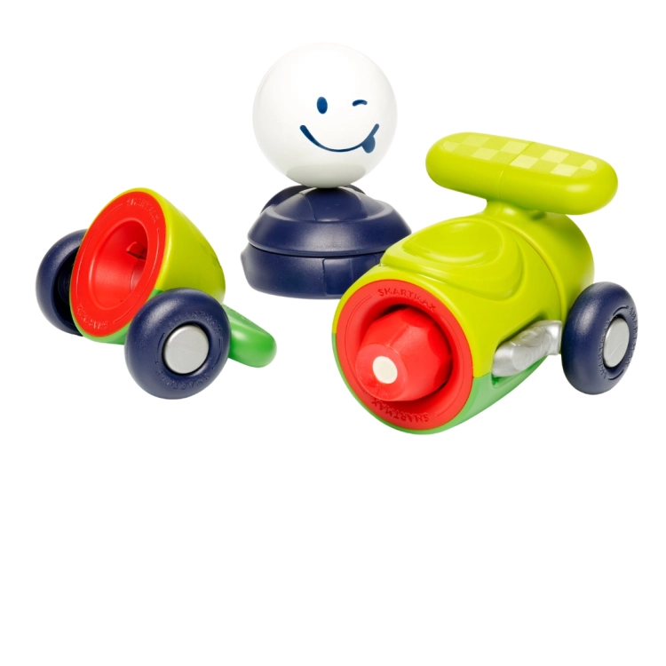 Samochód z klocków My First Car częściowo złożony – SmartMax