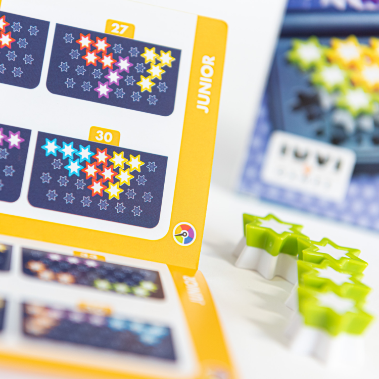 książeczka z zadaniami poziomu Junior do gry IQ Stars Smart Games  Zdjęcie 4: