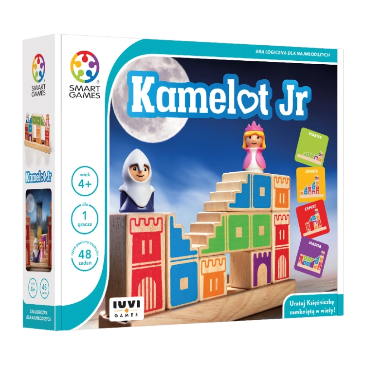 opakowanie gry Kamelot Junior Smart Games – drewniana gra logiczna dla dzieci 4+
