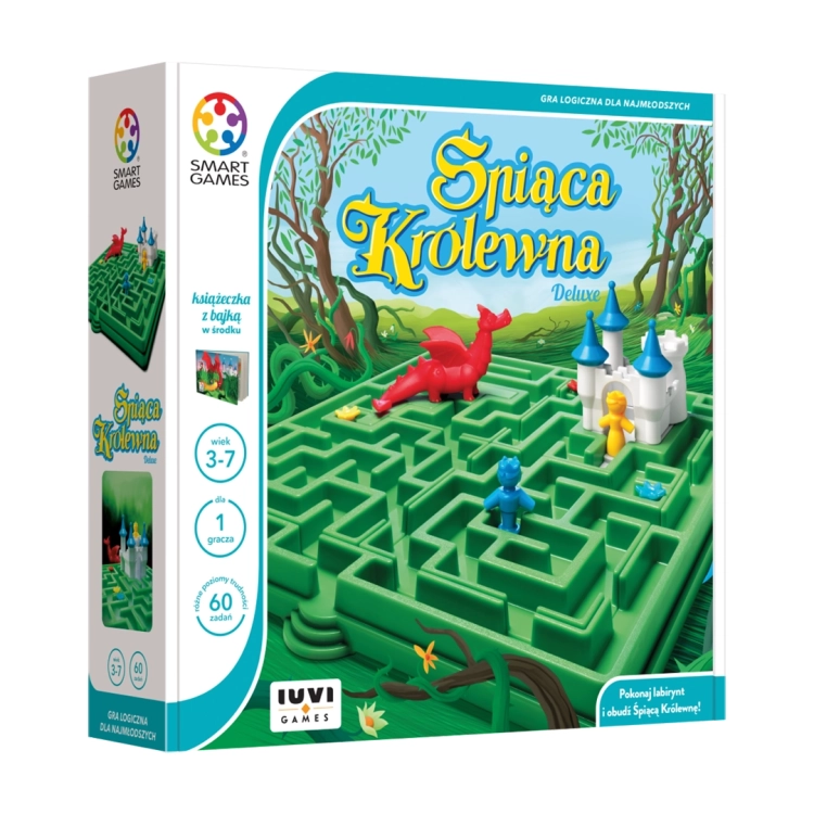 Opakowanie gry Śpiąca Królewna – gra logiczna Smart Games dla 1 gracza 3+