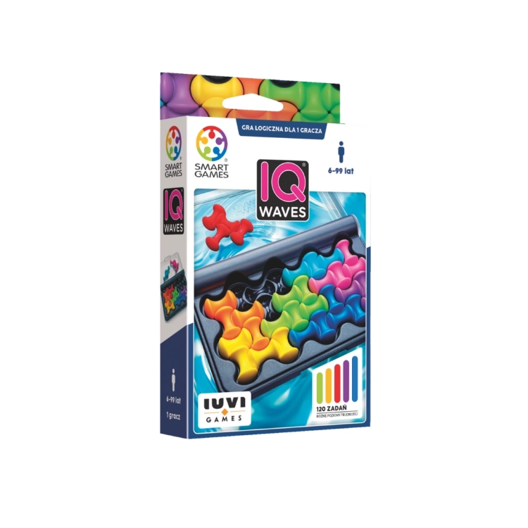 Opakowanie gry logicznej IQ Waves Smart Games dla dzieci od 6 lat