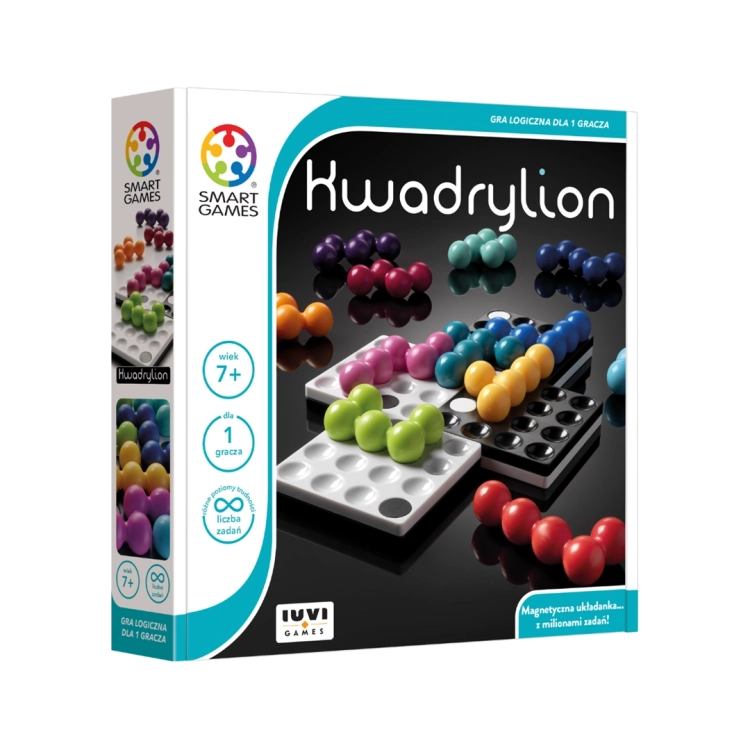 Opakowanie gry logicznej Kwadrylion Smart Games dla 1 gracza 7+