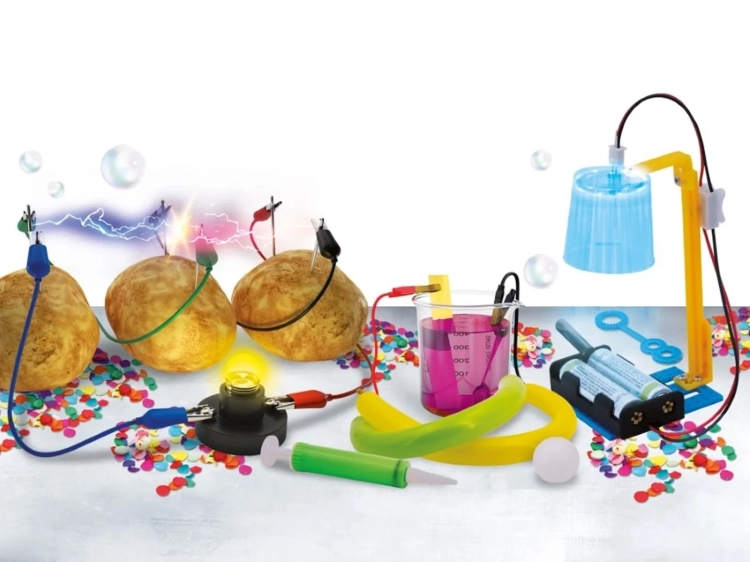 Ziemniaki i komponenty laboratoryjne – eksperyment z prądem z warzyw