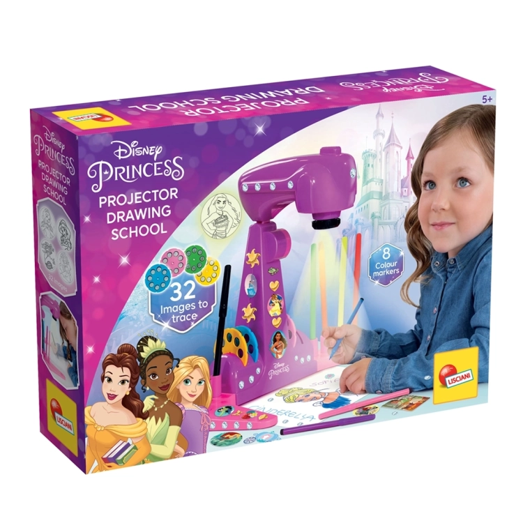 Opakowanie zestawu kreatywnego Princess z projektorem i markerami