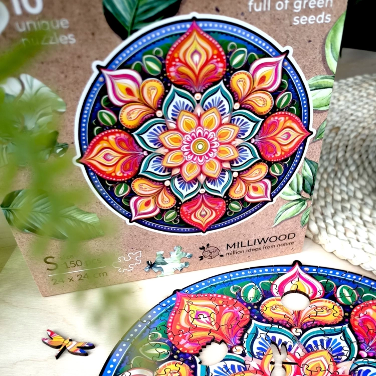 puzzle drewniane mandala nadziei