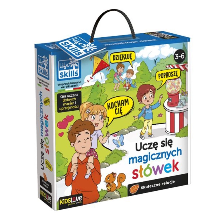 Opakowanie gry edukacyjnej Lisciani Life Skills Uczę się magicznych słówek