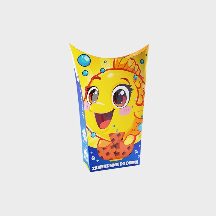 Klocki Marioinex Mini Waffle Pocket Pets Rybka, frontowe opakowanie z ilustracją.