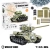 Metalowy model czołgu T-34-85 Alexander, opakowanie, złożony model i elementy zestawu.