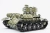 Metalowy model T-34-85 Alexander, widok z boku na gąsienice i kadłub.