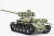 Metalowy model T-34-85 Alexander, widok z boku na wieżę i gąsienice.