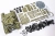 Metalcraft World of Tanks T-34-85, rozłożone wszystkie elementy zestawu konstrukcyjnego.