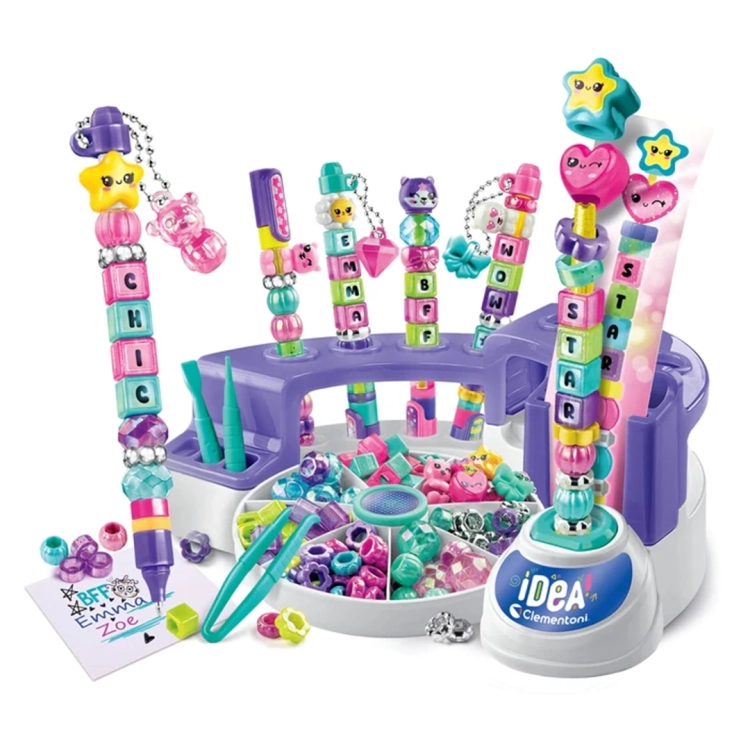 Stacja do montażu długopisów Clementoni Message Pen Creator Studio z akcesoriami.