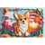 Trefl Puzzle 160 Paper Art Corgi Paper Art - pudełko na puzzle z wizerunkiem papierowego corgi, informacja: wiek 6+, 160 elementów, 40 lat Trefl.