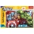 Przód opakowania puzzli 24 Maxi Trefl Marvel Avengers z widocznym rozmiarem elementów 1:1.