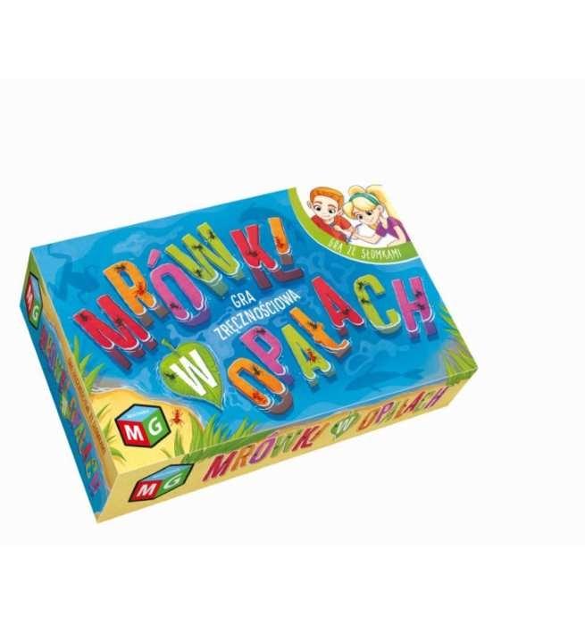 Gra zręcznościowa Mrówki w opałach – mrówki, chwytak i plansza do łapania