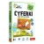 Pudełko gry edukacyjnej Trefl „Cyferki” z serii Mały Odkrywca, przedstawiające kolorowe plansze ze zwierzętami i pasujące do nich cyfry.