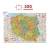 Kompletny wzór ułożonych puzzli Mapa Polski z widocznym napisem „300 elementów” i charakterystyczną biało-czerwoną flagą.