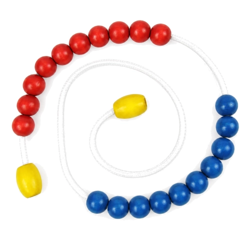 korale matematyczne 20szt na sznurku